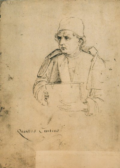 Quinto Curzio Rufo; tegning av Raphael. Gallerie dellAccademia, Venezia av Raffaello Sanzio Raphael