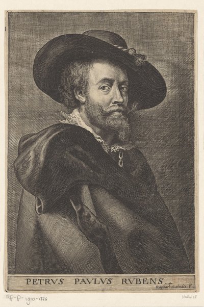 Portrett av Peter Paul Rubens Peter Paul Rubens (tittel på objekt) av Raphael Custos