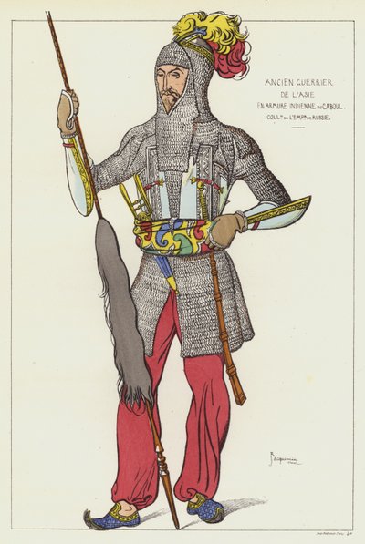 gammel asiatisk kriger av Raphael Jacquemin