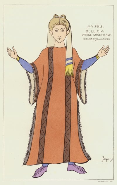 Bellicia, kristen jomfru av Raphael Jacquemin