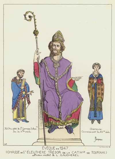 Biskop i 1247 av Raphael Jacquemin