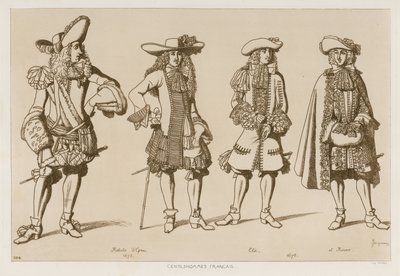 Franske herrer fra det syttende århundre av Raphael Jacquemin