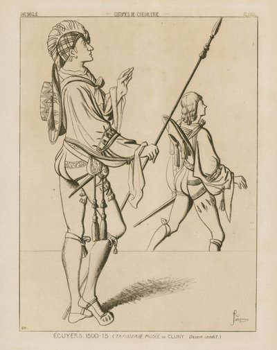 Squires, 1500-1515 av Raphael Jacquemin