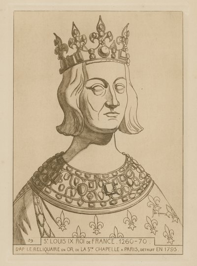 St Louis IX, konge av Frankrike, 1260-1270 av Raphael Jacquemin