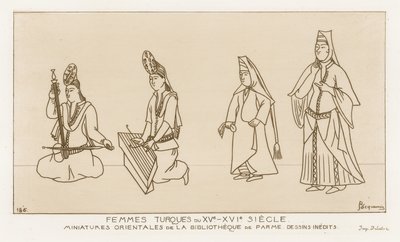 Tyrkiske kvinner fra det 15.-16. århundre av Raphael Jacquemin