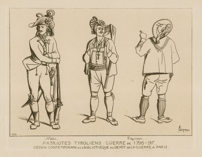 Tyrolske patrioter, krigen 1796-1797 av Raphael Jacquemin