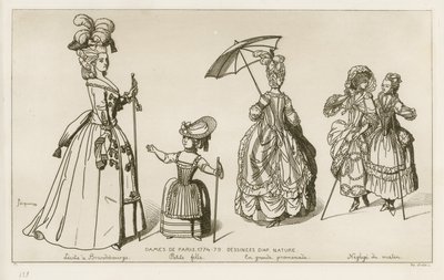Kvinner i Paris, 1774-79 av Raphael Jacquemin