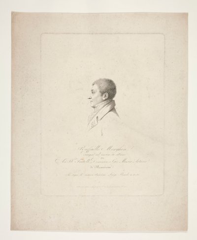 Raphael Morghen [Selvportrett] av Raphael Morghen