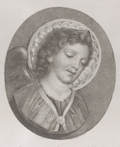 Erkeengelen Gabriel, 1800 av Raphael Morghen