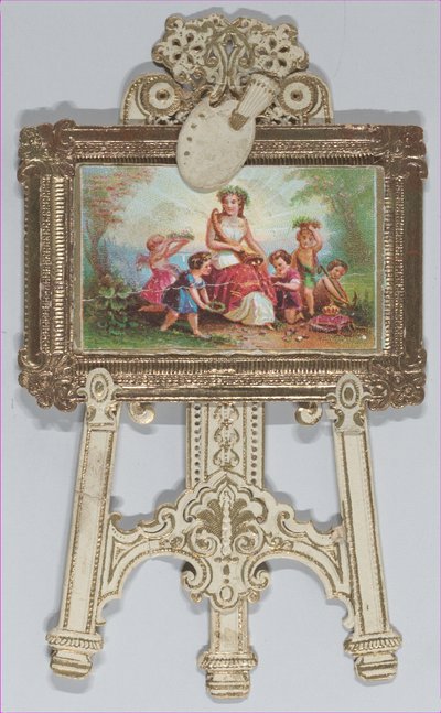 Valentine - Stående staffeli, kromolitografisk familie, 1873. av Raphael Tuck and Sons