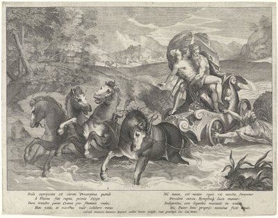 Ran av Proserpina av Raphaël Sadeler (II)