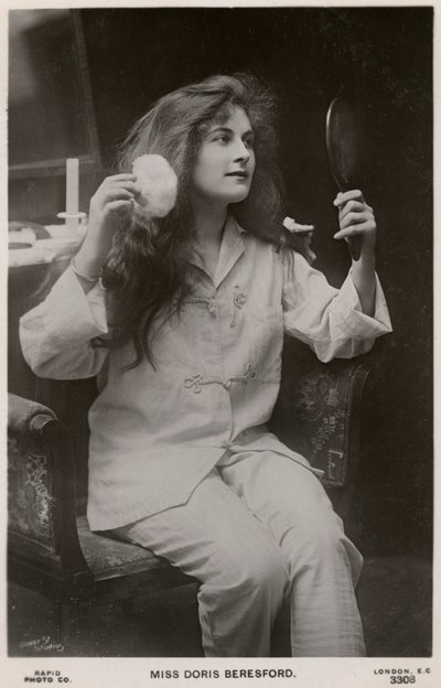 Doris Beresford , britisk skuespillerinne, ca 1900-tallet. av Rapid Photo Company
