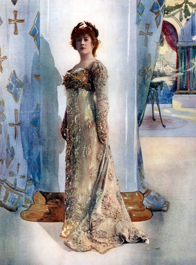 Jane Hading i Plus que Rene, c1902 av Rautlinger