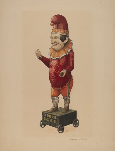 Sigarbutikkfigur: "Punch" av Raymond Neumann