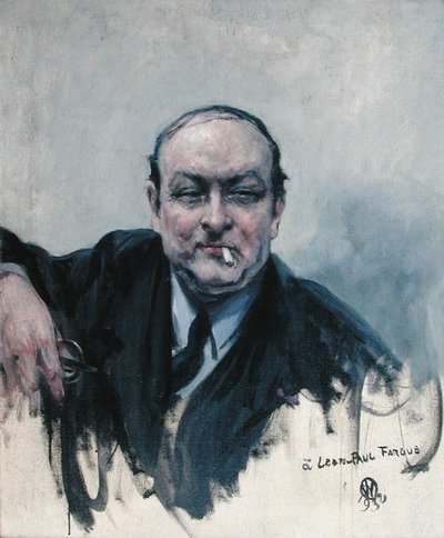 Leon-Paul Fargue (1876-1947) 1932 (olje på lerret) av Raymond Woog