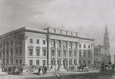 Ansicht der Goldschmiedehall von Foster Lane, graviert von Albutt, ca. 1835 von Read