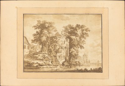 Nederlandsk landskap av Regina Schönecker after Abraham Rademaker