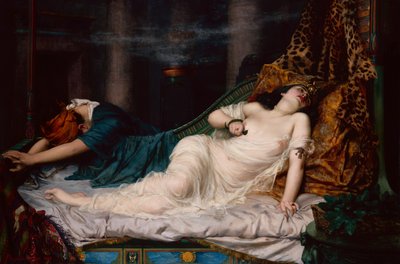 Kleopatras død av Reginald Arthur