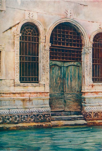A Renaissance Doorway, Venezia, c1903 av Reginald Barratt