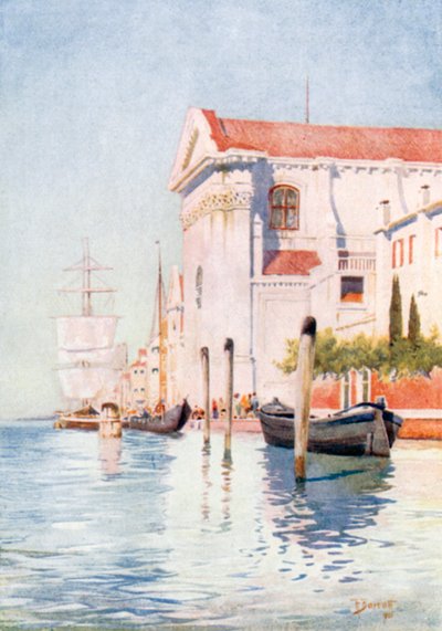 Flåter (fargelitografi) av Reginald Barratt