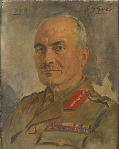 Generalløytnant Sir Ronald Forbes Adam Bt, 1940 ca av Reginald Grenville Eves