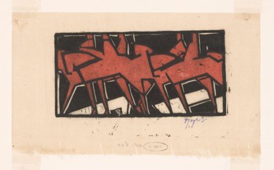 Ryttere på hesteryggen av Reijer Stolk (signed by artist)