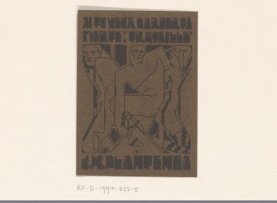 Ex libris av J.H. Plantenga av Reijer Stolk