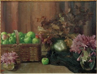 Stilleben med epler av Reinhold Max Eichler