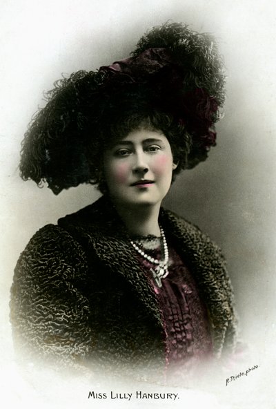 Lily Hanbury 1874-1908, engelsk skuespillerinne, tidlig på 1900-tallet. av Reinhold Thiele