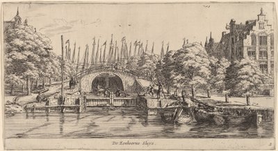 Unicorns Sluice (The Unicorns Sluys) av Reinier Nooms, called Zeeman