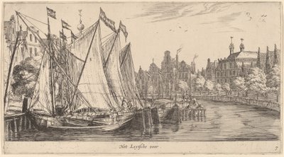 Fergen til Leiden (Leytsche-fergen) av Reinier Nooms, called Zeeman