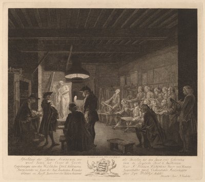 Tegneakademiet i Amsterdam av Reinier Vinkeles