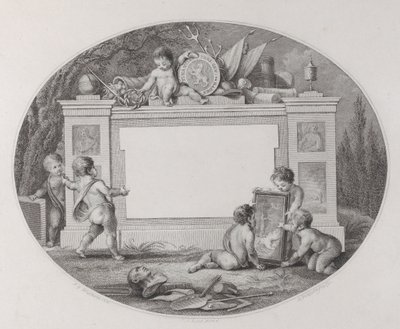 Handelskort, 1800-tallet. av Reinier Vinkeles