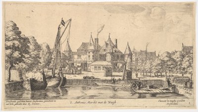 S. Anthonis Marckt med de Waegh, 1600-tallet. av Reinier Zeeman