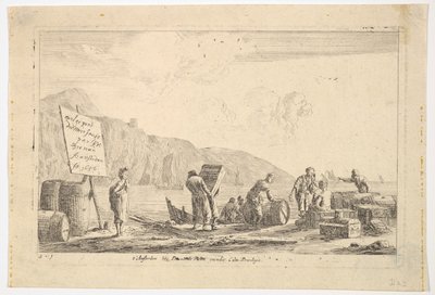 Havnescene, 1600-tallet. av Reinier Zeeman