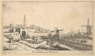 Zaagmolen-porten, 1600-tallet. av Reinier Zeeman