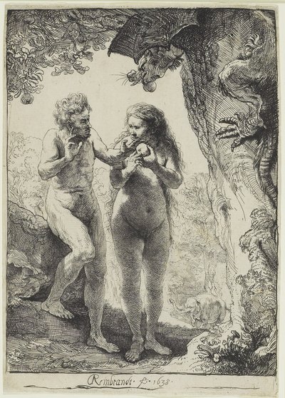 Adam og Eva av Rembrandt van Rijn