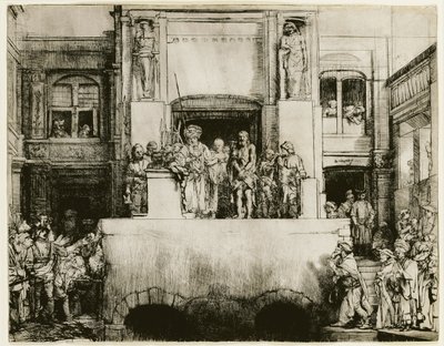 Kristus presentert for folket av Rembrandt van Rijn