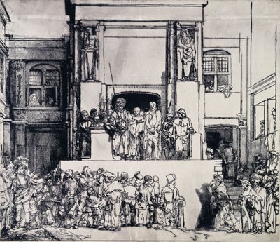 Kristus presentert for folket, 1655 av Rembrandt van Rijn
