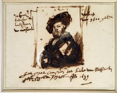 Portrett av Baldassare Castiglione av Rembrandt van Rijn