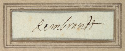 'Rembrandt' (blekk på papir) av Rembrandt Harmensz. van Rijn