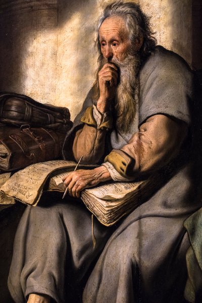 Sankt Paulus i fengsel av Rembrandt Harmensz. van Rijn