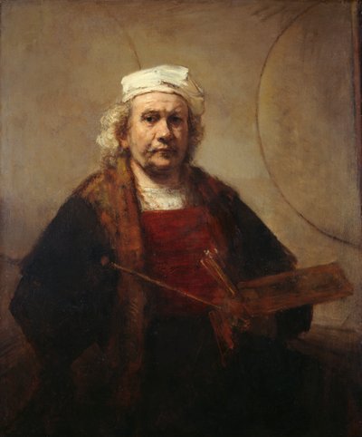 Selvportrett, ca. 1665 (olje på lerret) av Rembrandt Harmensz. van Rijn