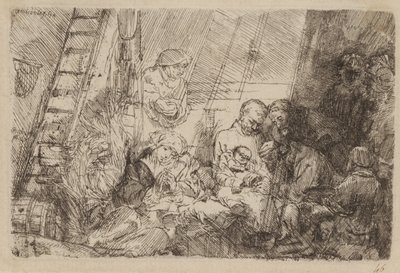 Omskjæringen i stallen av Rembrandt van Rijn