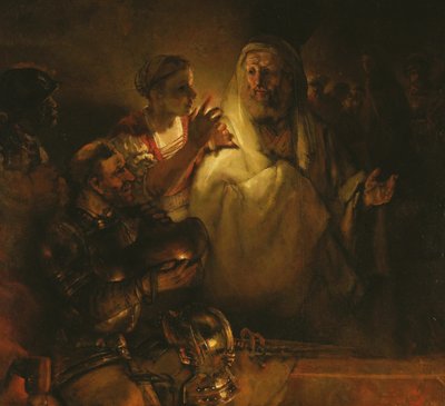 Fornektelsen av St. Peter av Rembrandt van Rijn