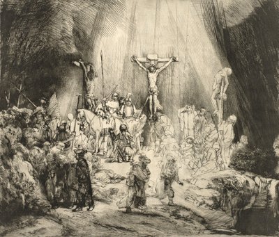 De tre korsene av Rembrandt van Rijn