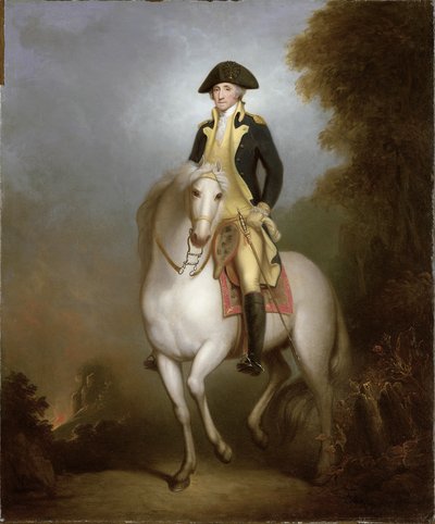 Ridesportrett av George Washington av Rembrandt Peale