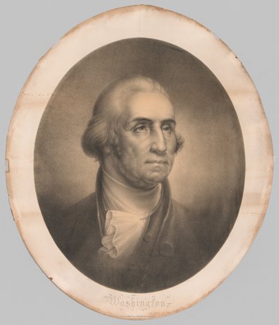 Leder for George Washington, 1856. av Rembrandt Peale