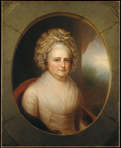 Martha Washington av Rembrandt Peale