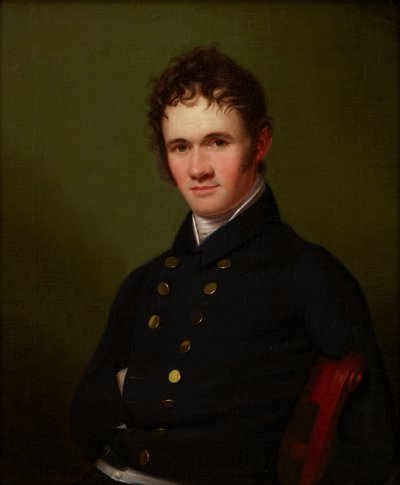 Portrett av kommandør Lewis Warrington av Rembrandt Peale